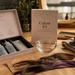 b4 cheveux corrige coloration trop foncée, reflets roux et racines décalées