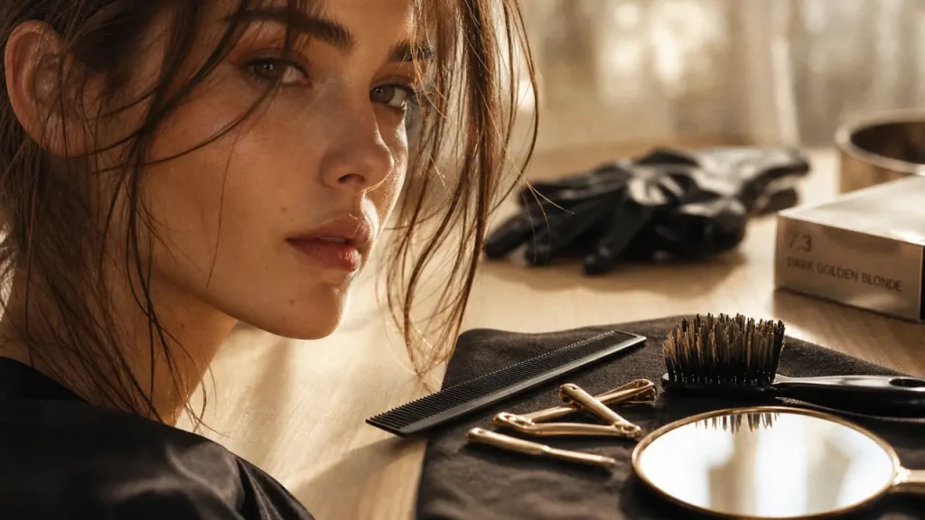 Contouring maison : placer les mèches pour adoucir le visage