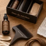 Duo de mèches : spray, sérum et mèche châtain clair en 5 minutes