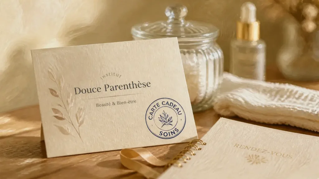 carte cadeau soin visage e-carte imprimée