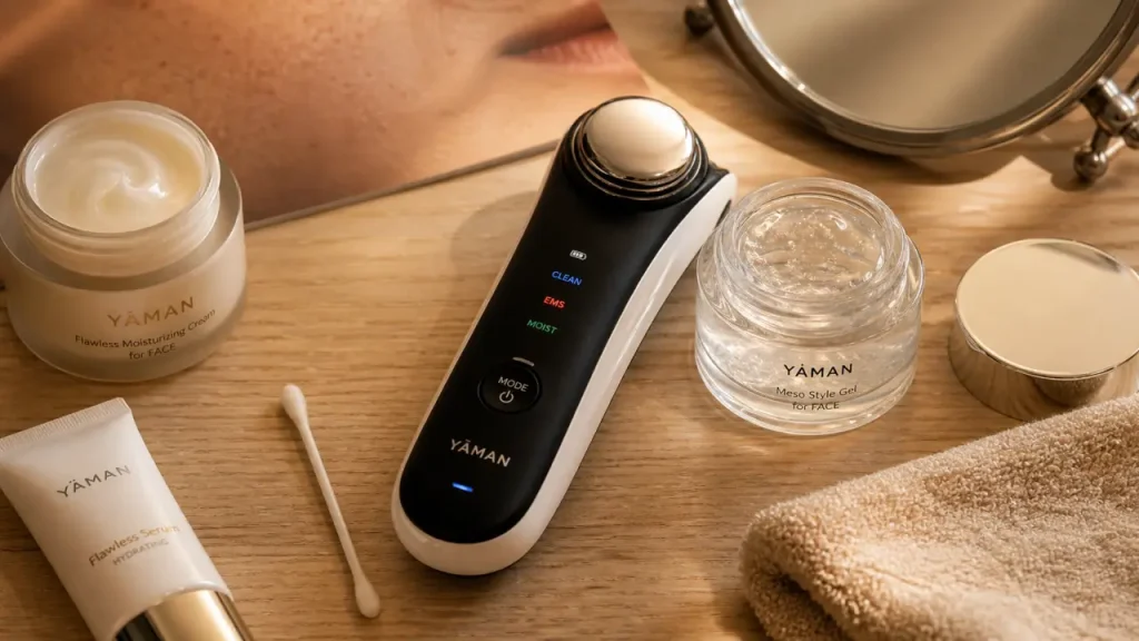 Ms W appareil anti rides visage avis : massage 3 modes 45°C