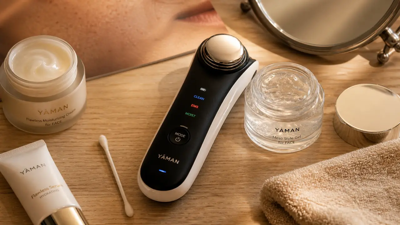 Ms W appareil anti rides visage avis : massage 3 modes 45°C