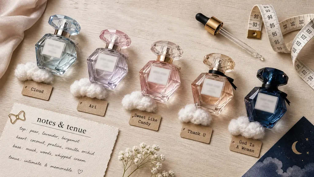 Parfum Ariana Grande Cloud, Ari ou Sweet Like Candy : tenue et sillage