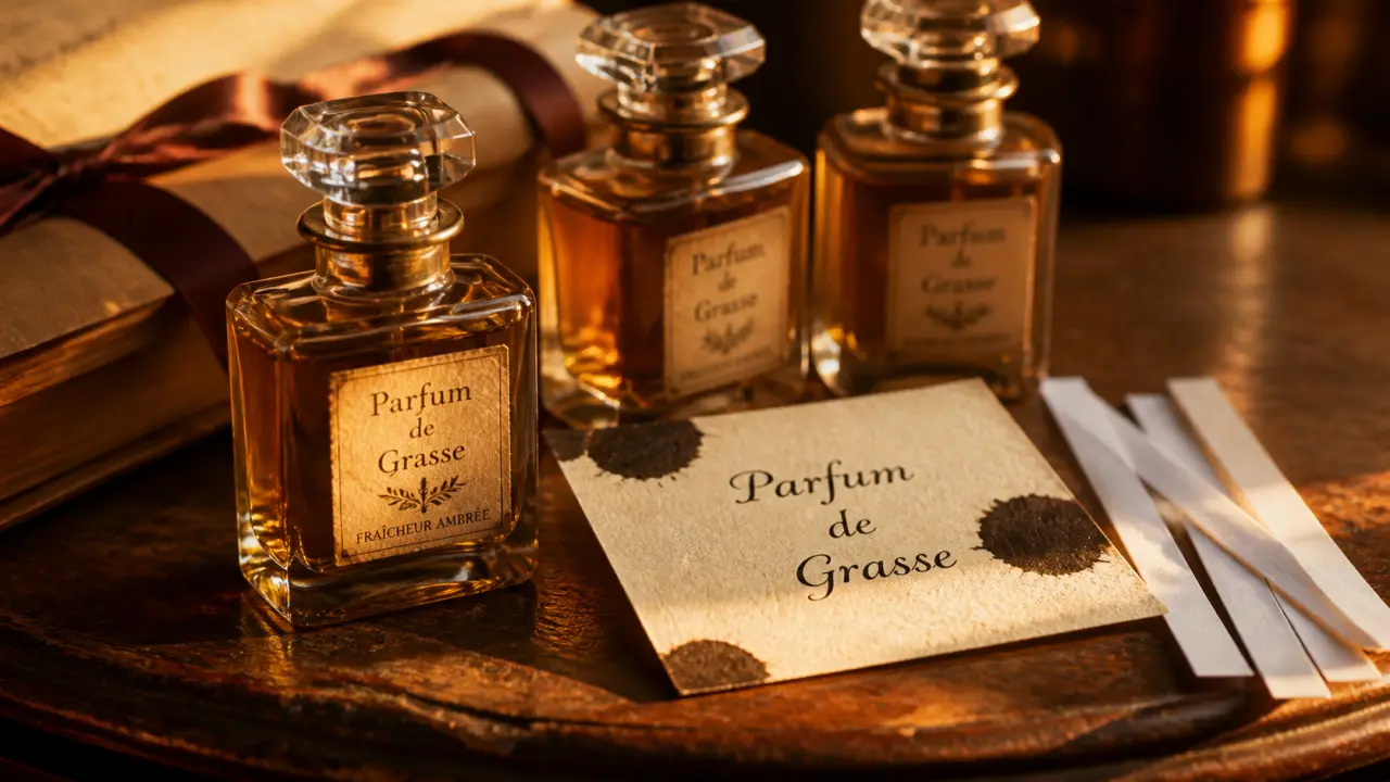 parfum de grasse : flacons ambrés et notes d’authenticité