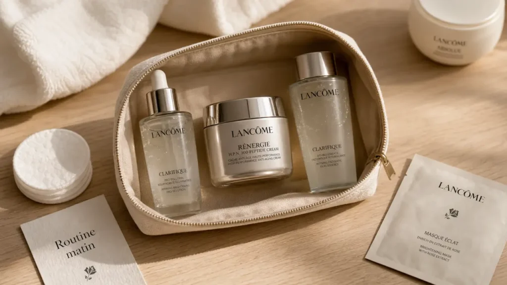 Soin visage lancome pour hydratation, fermeté et éclat