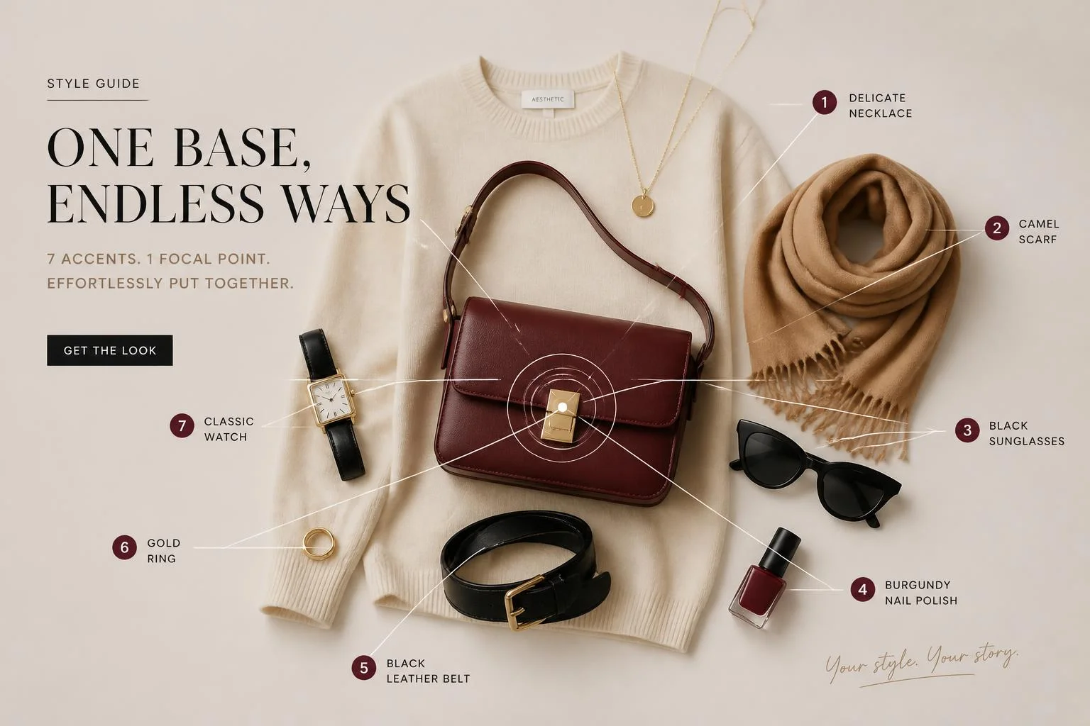 3 couleurs, 7 points : choisir ses accessoires